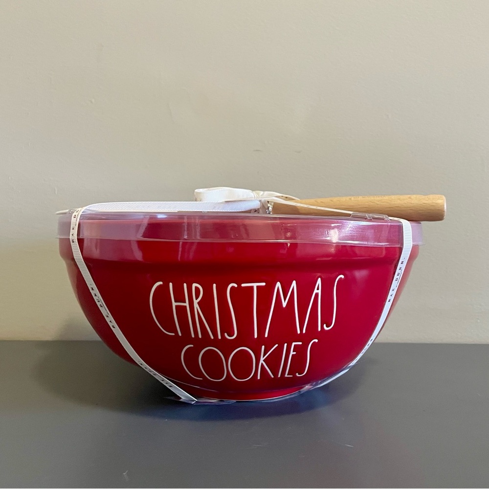 Rae Dunn Christmas Cookies bowl set